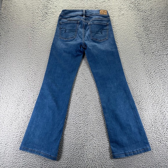 American Eagle Outfitters Favorite Jeans Womens 0 Blue Denim Boyfriend Stretch - Picture 7 of 12